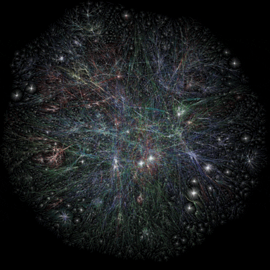 Barrett Lyon’s Mapping the Internet, 2003