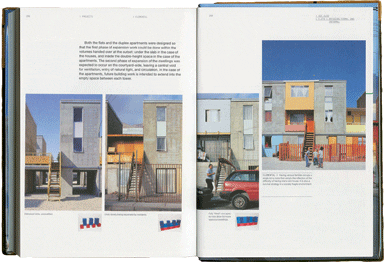 A spread showing Elemental’s housing project in Iquique, Chile