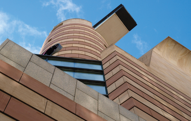 No. 1 Poultry by James Stirling in Mansion House, London