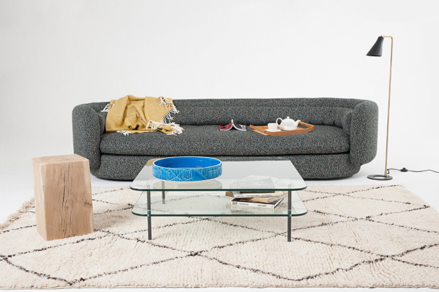 Group sofa by Philippe Malouin Sax coffee table by Terence Woodgate for SCP 4