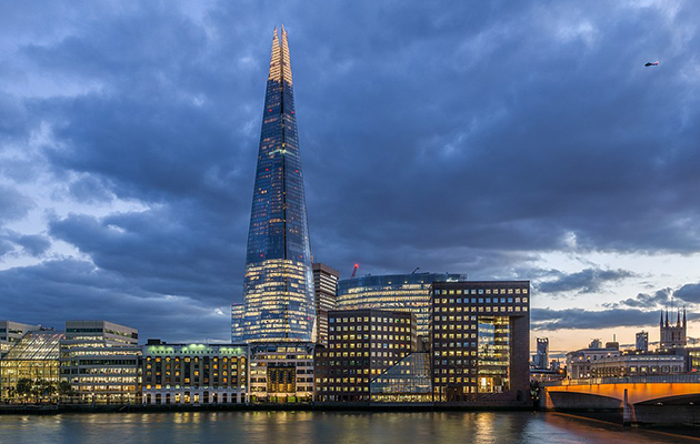 1024px The Shard at sunset 2017 10 27