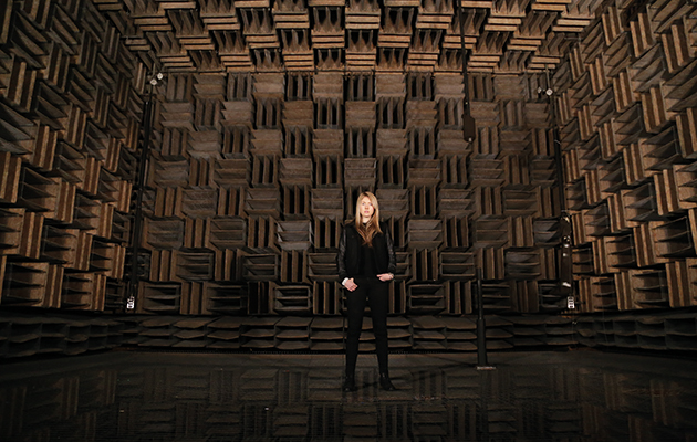 Beatie Wolfe Raw Space Bell Labs Anechoic Chamber by Theo Watson 13