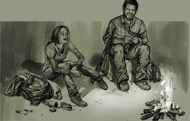 Character sketch The Last of Us 2013 2014 Sony Interactive Entertainment LLC. The Last of Us is a trademark of Sony Interactive Entertainment LLC