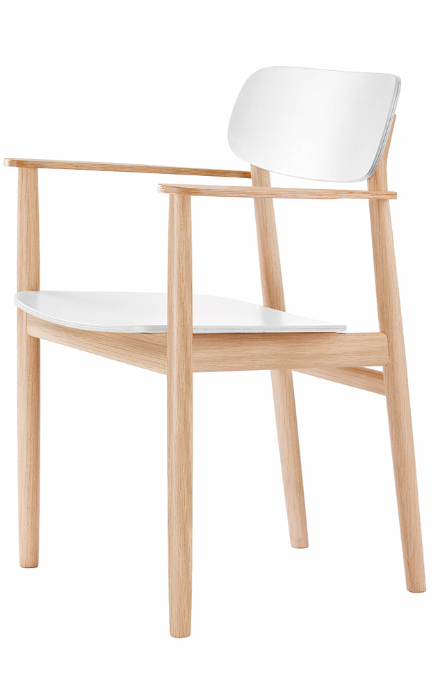 Thonet 130 Eiche hell weiss