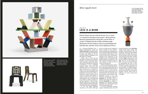 Less is a bore, as shown in '100 Ideas That Changed Design'