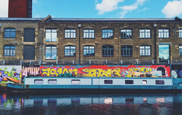 Hackney Wick in east London has a large concentration of artists' studios. Photo by Anjana Menon