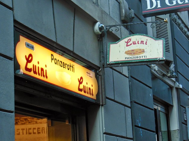 Panzerotti Luini Milan bakery ICON