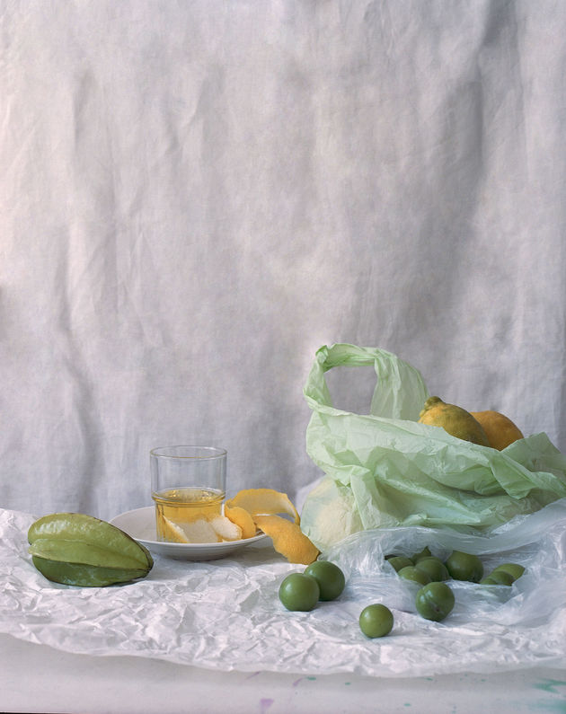 Green fruit still life art WallerHill Diddys ICON