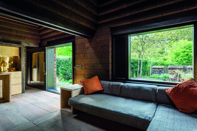 One of the rooms inside the Cork House. Photo by Ricky Jones