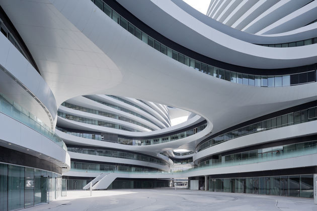 Galaxy SOHO by Zaha Hadid. Photo by Iwan Baan