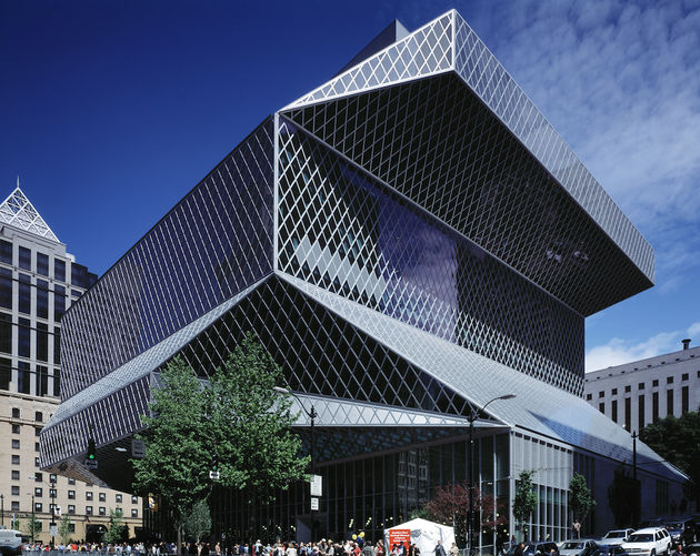 Seattle Central Library. Photo by Philippe Ruault