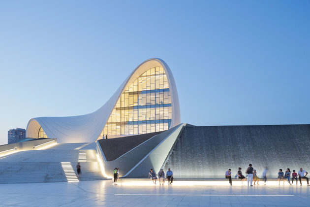 Heydar Aliyev Center. Image by Iwan Baan