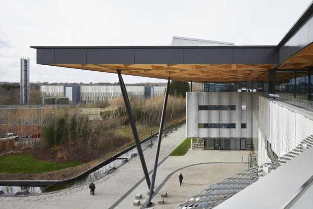 The NAIC sits beneath a vast timber canopy. Photo: Hufton + Crow.