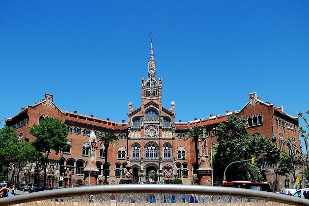 Hospital de la Santa Creu i de Sant Pau. Photo by Paul Hermans