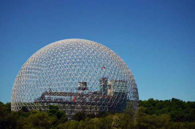 Richard Buckminster Fuller geodesic dome in Montreal photo by Nic Redhead