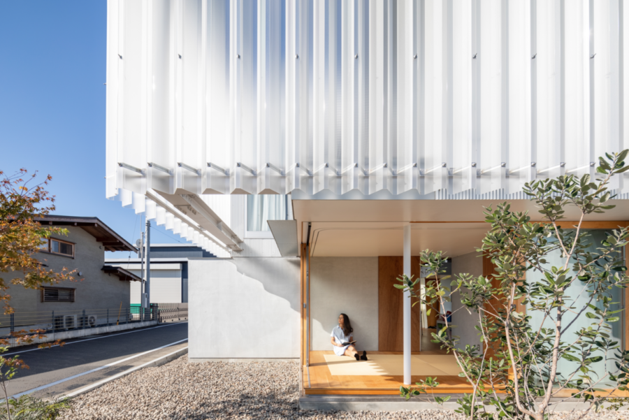 architecture, building, residential architecture, japan, kach architecture, polycarbonate facade, iconeye, ICON magazine