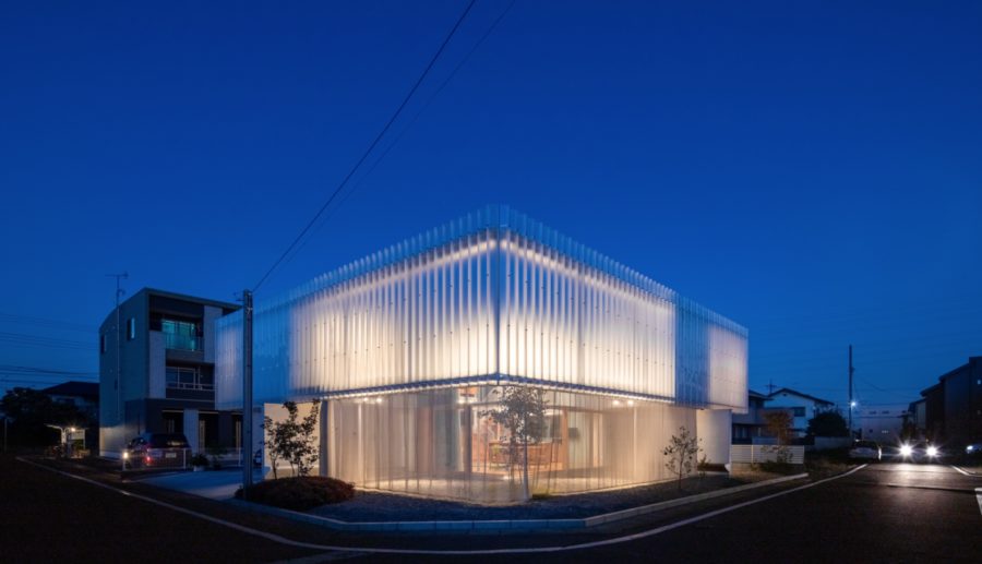 architecture, building, residential architecture, japan, kach architecture, polycarbonate facade, iconeye, ICON magazine