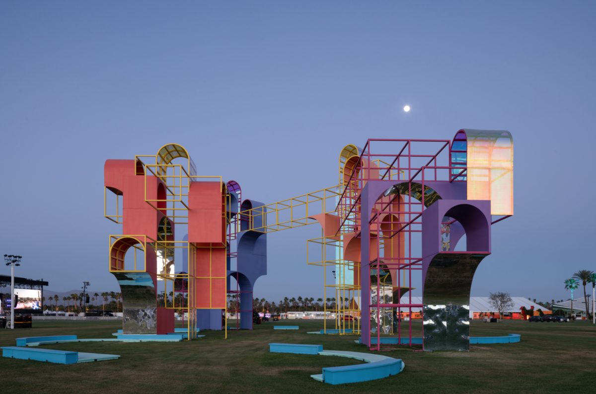 Architensions, California, USA, Coachella, megastructure, the playground coachella, architecture, iconeye, ICON magazine