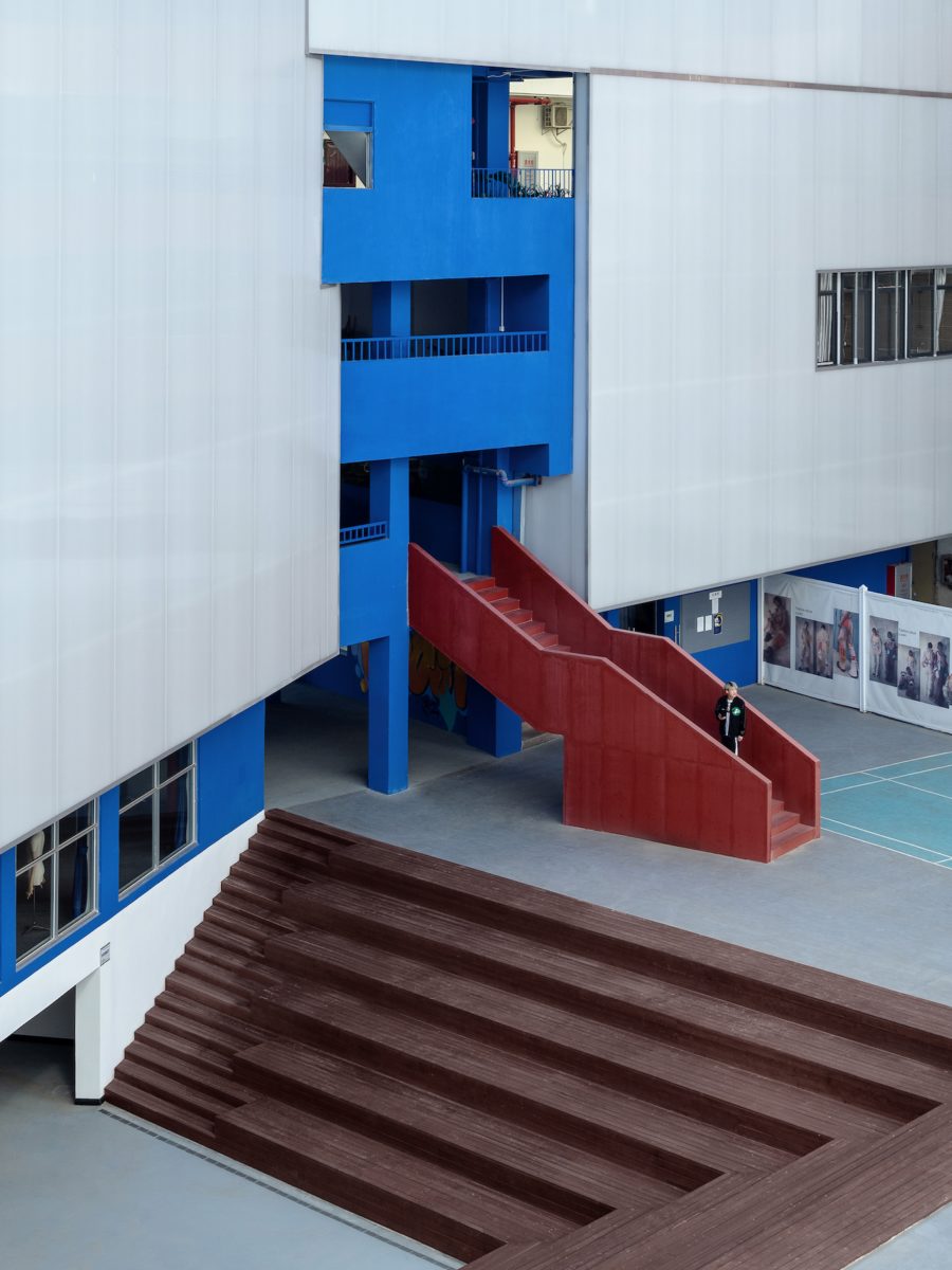 Various Associates, China, Shenzhen, school, colour, architecture, iconeye, blue building, ICON magazine