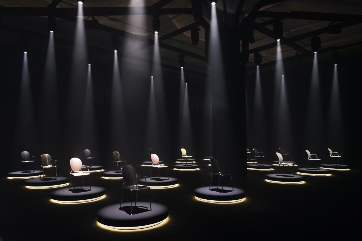 Philippe Starck, Dior, Milan Design Week 2022, Milan, Italy, design, chair design, Miss Dior Chair, iconeye, ICON magazine