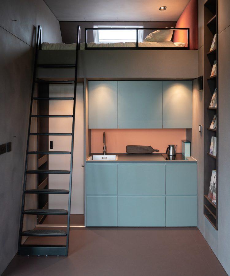 The Bide kitchen interior tiny house