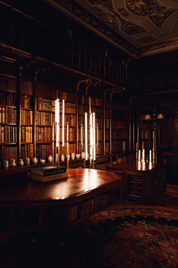 Michael Anastassiades Installation view of Mirror Mirror Reflections on Design at Chatsworth