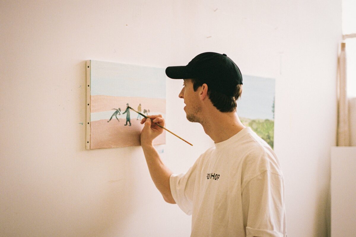 Jean Jullien artist painting