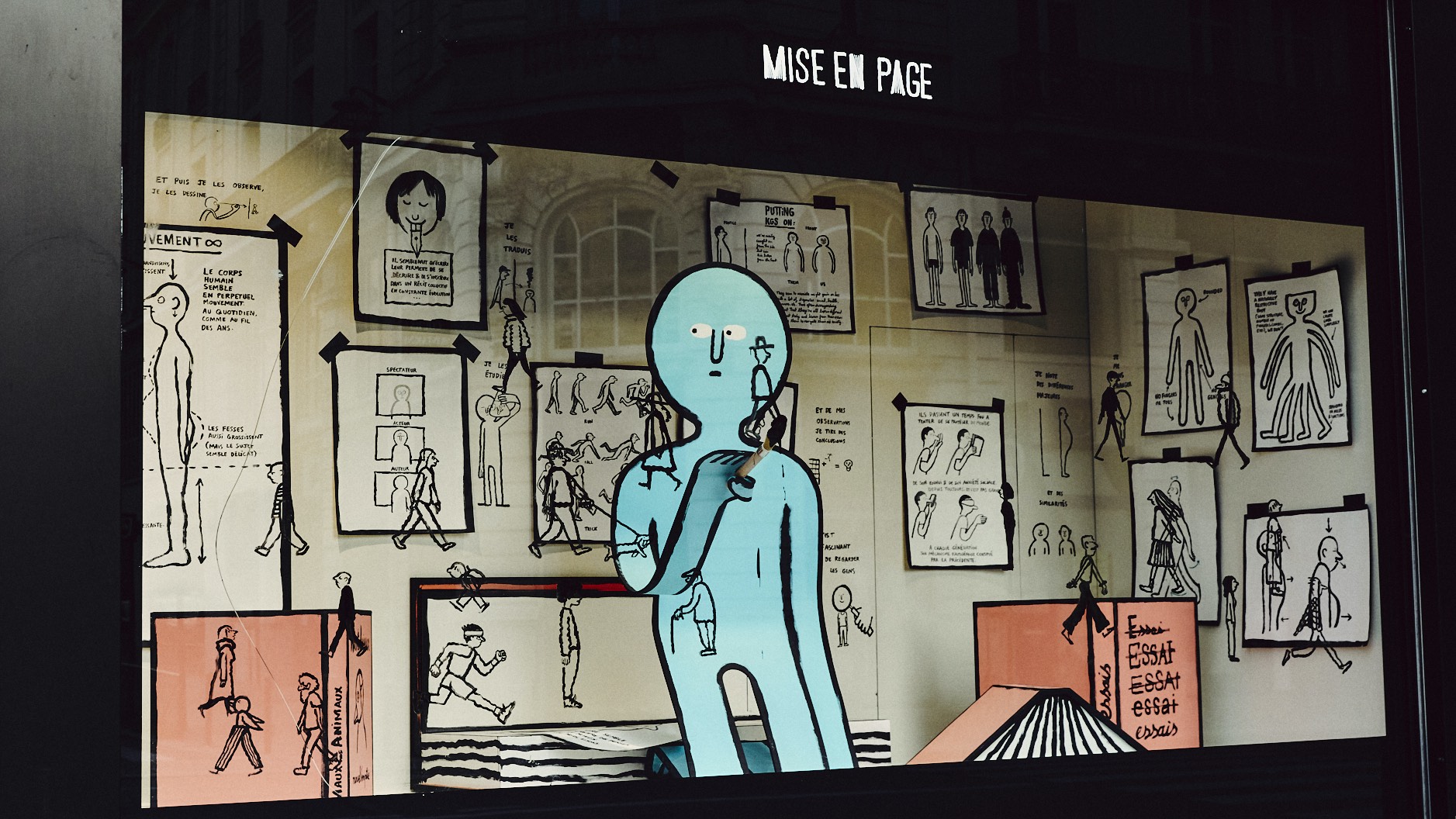 Le Bon Marché Jean Jullien Paper People