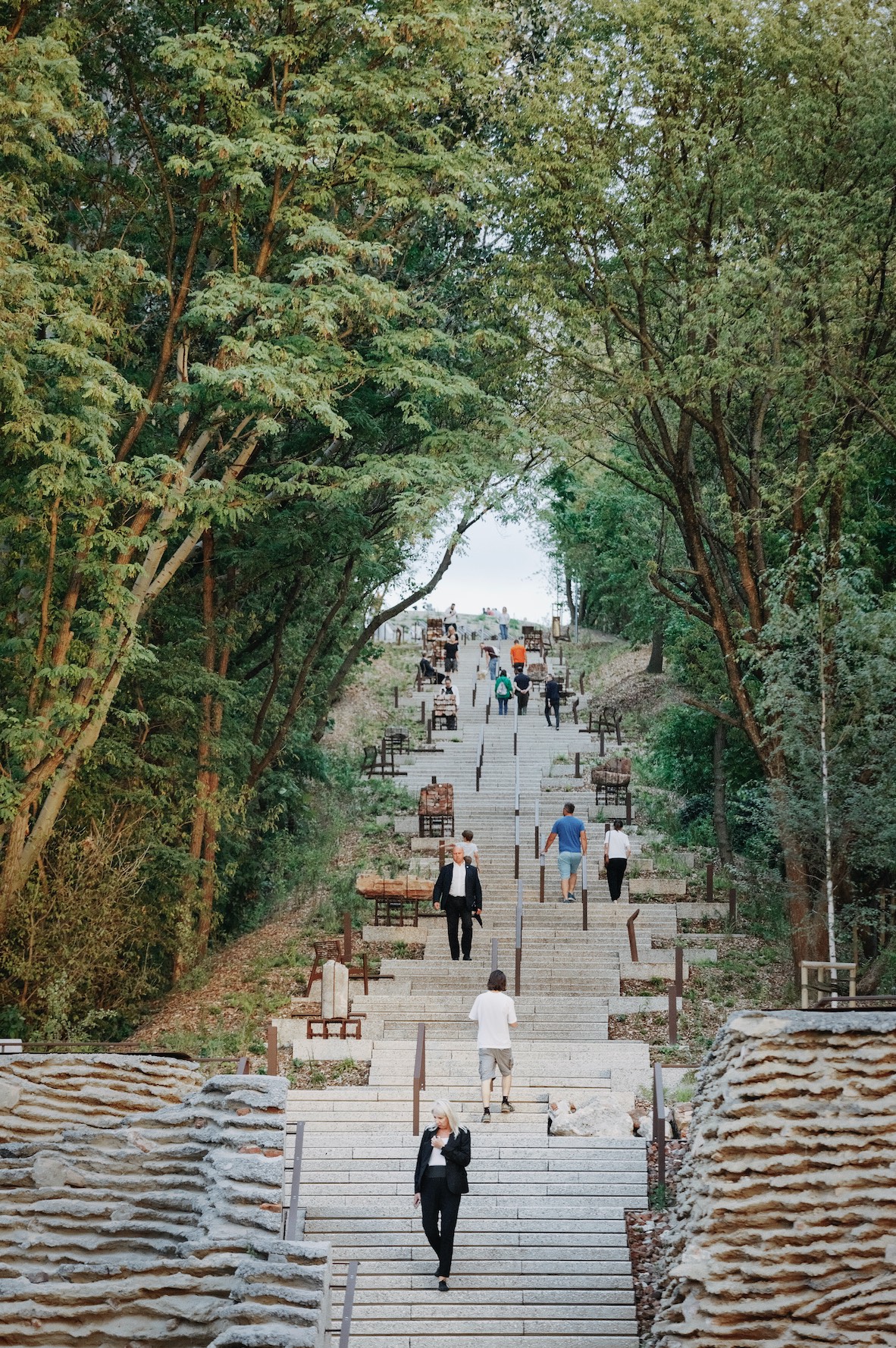 Warsaw Mound stairs