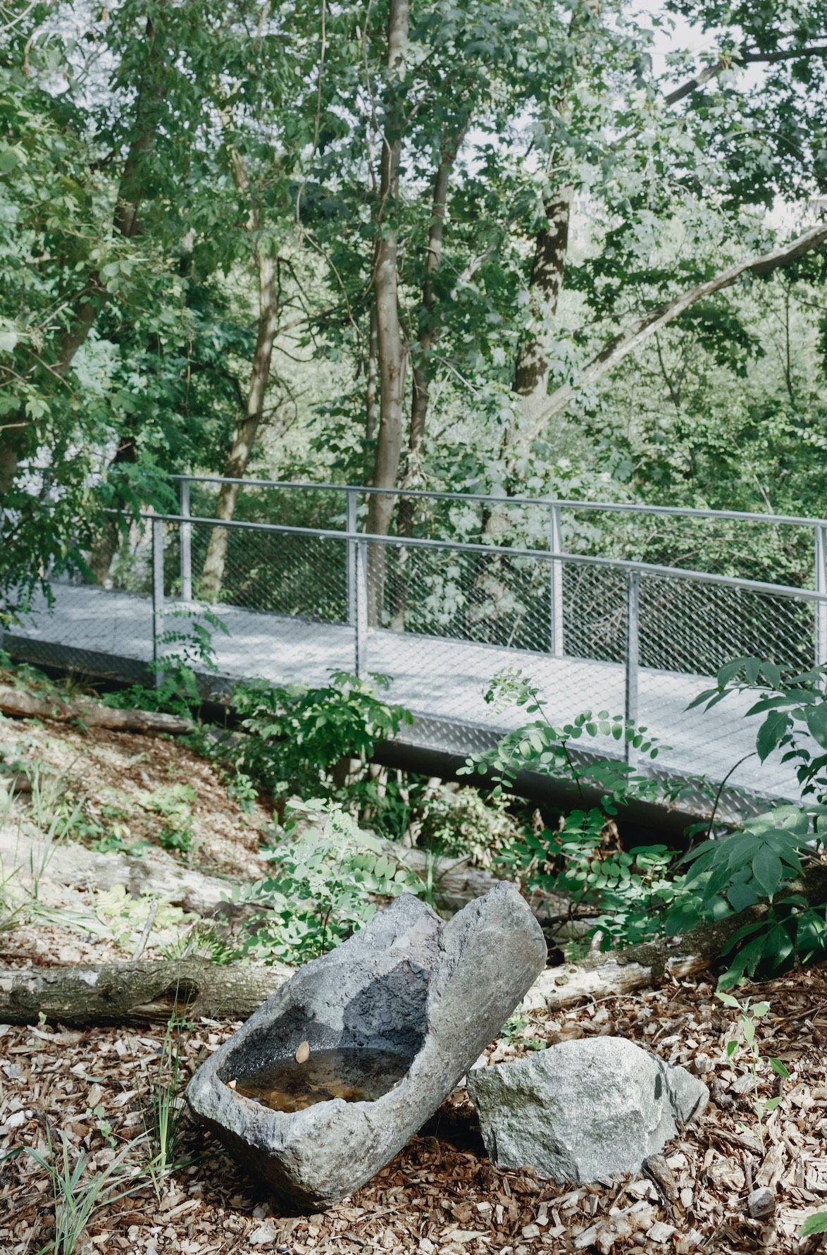 Warsaw Mound Park bridge