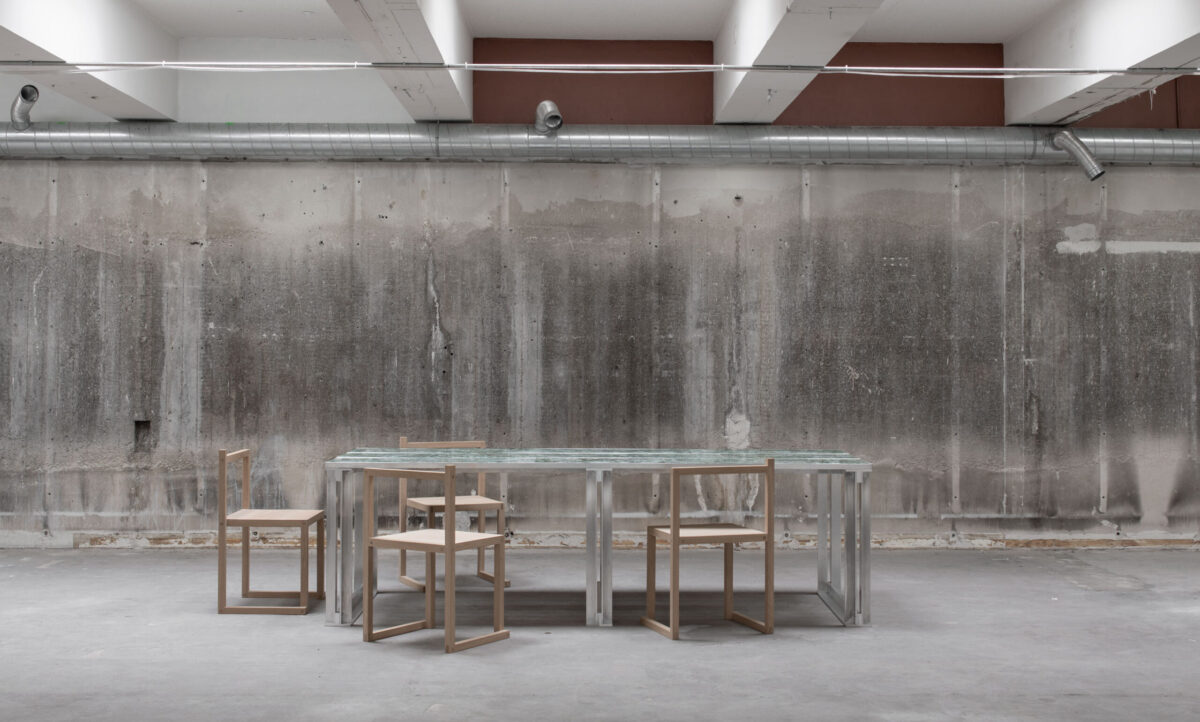 All Matters Studio Pinne Chair & Frame Table
