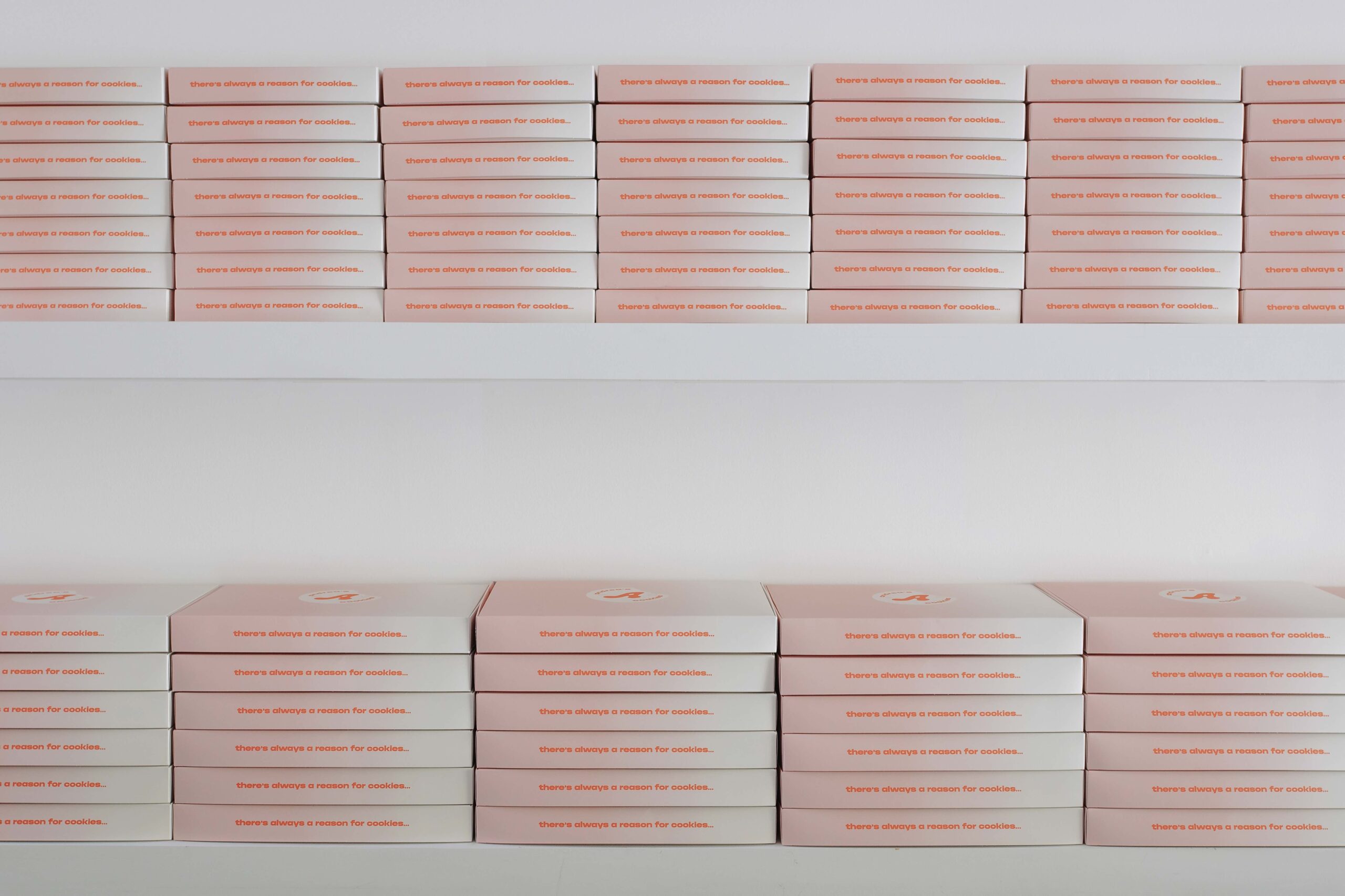 andrea's cookies pink packaging 